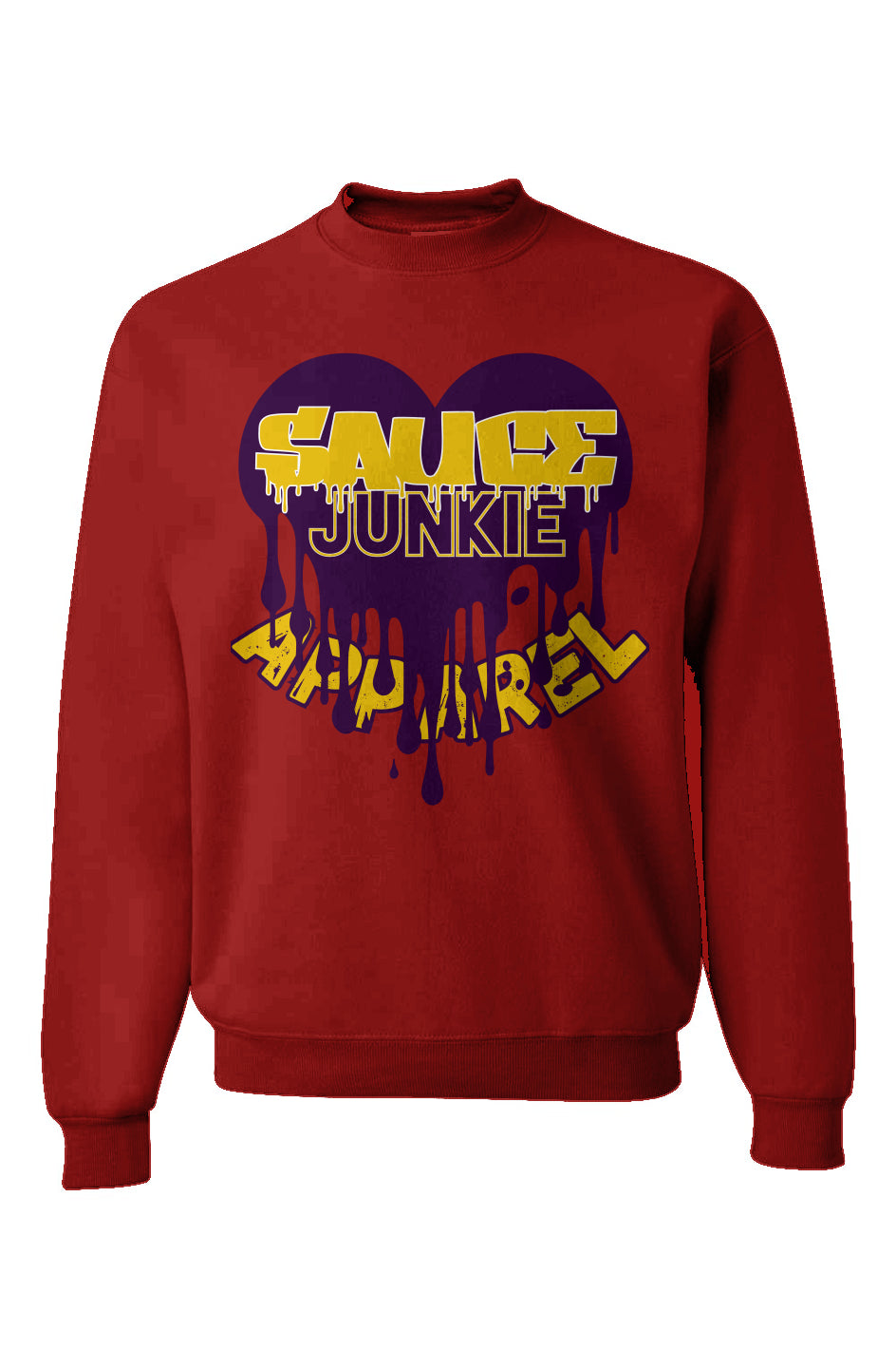 Heart Dripping Crewneck Sweatshirt
