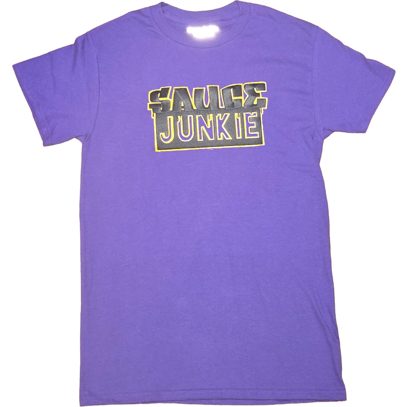 Sauce Junkie | Original Logo Cotton T Shirt.