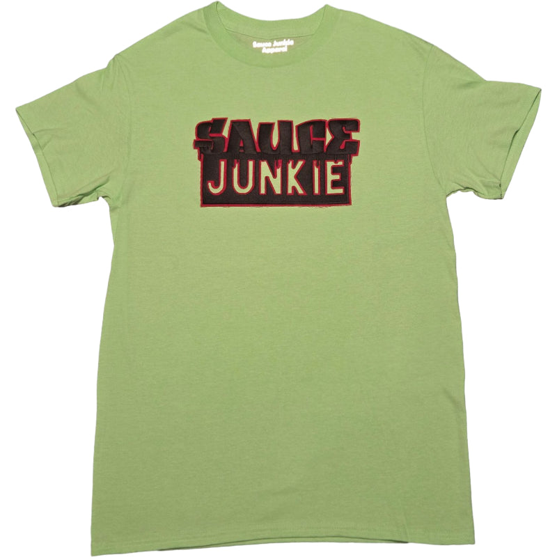 Sauce Junkie | Original Logo Cotton T Shirt.