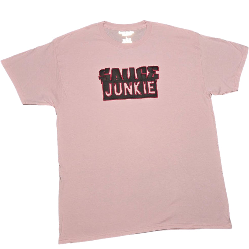 Sauce Junkie | Original Logo Cotton T Shirt.