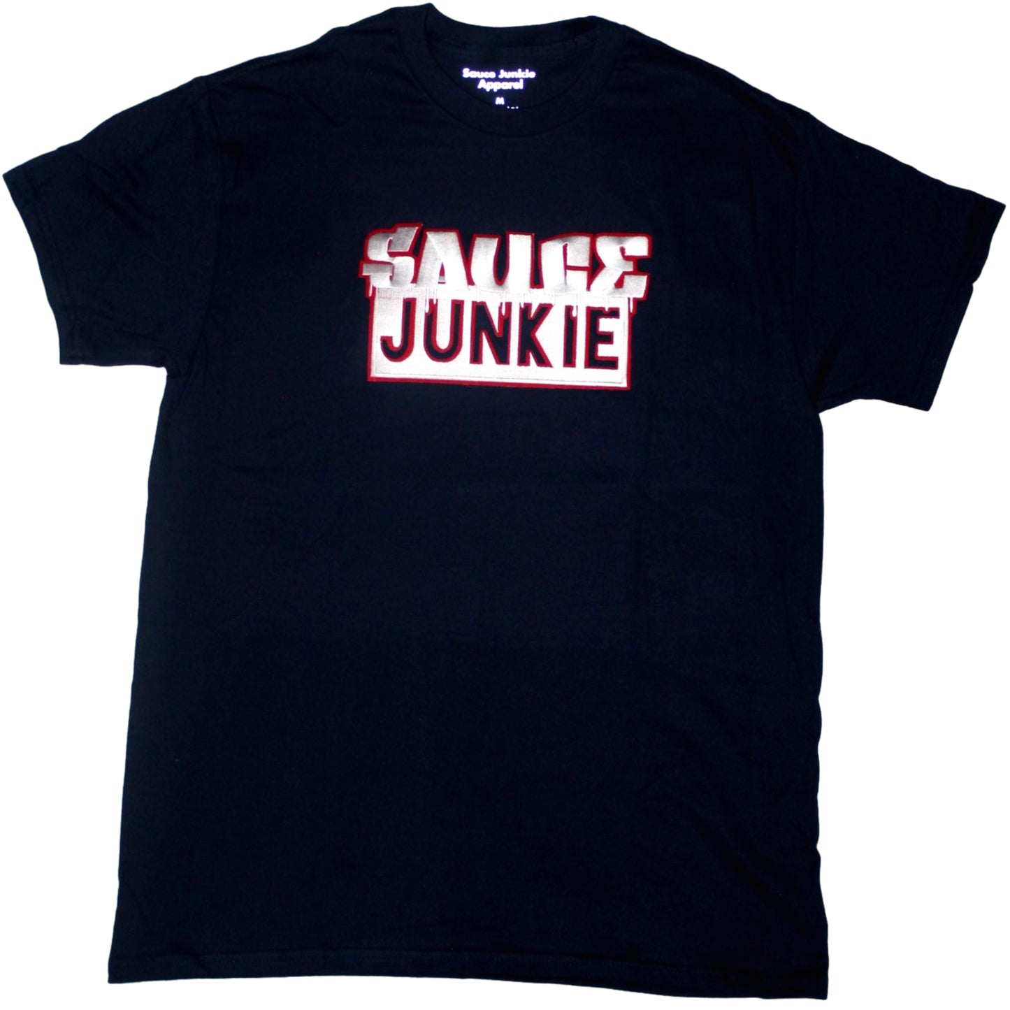 Sauce Junkie | Original Logo Cotton T Shirt.
