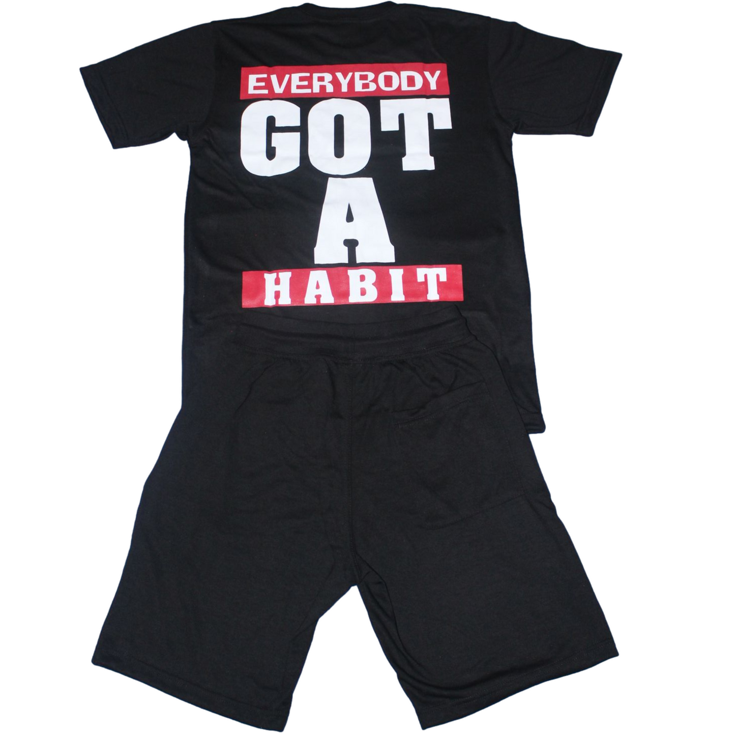 Sauce Junkie | Embroidered Cotton Shorts Set.