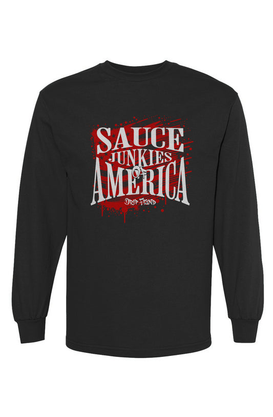 Sauce Junkie Heavyweight Cotton LS Tee