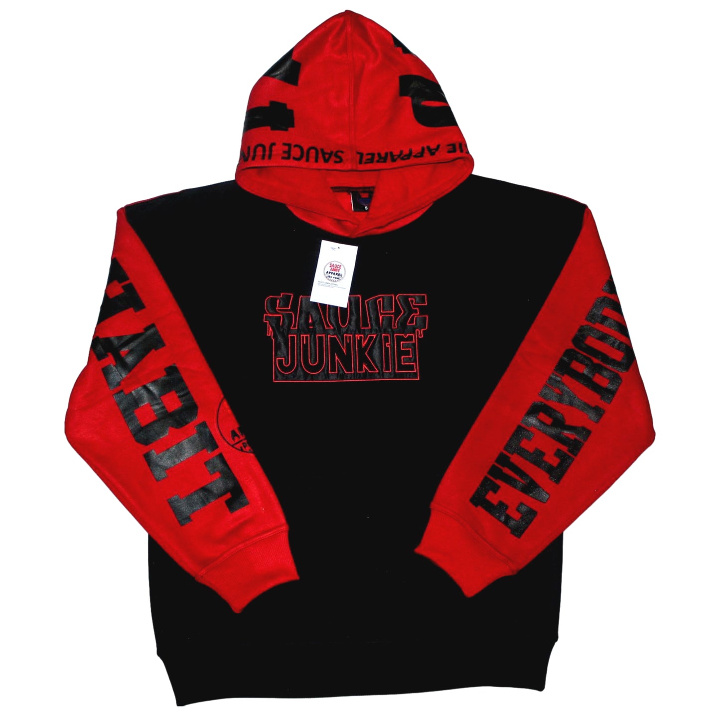 Sauce Junkie | Pullover Hoodie – Urban Streetwear Fleece Sweatshirt