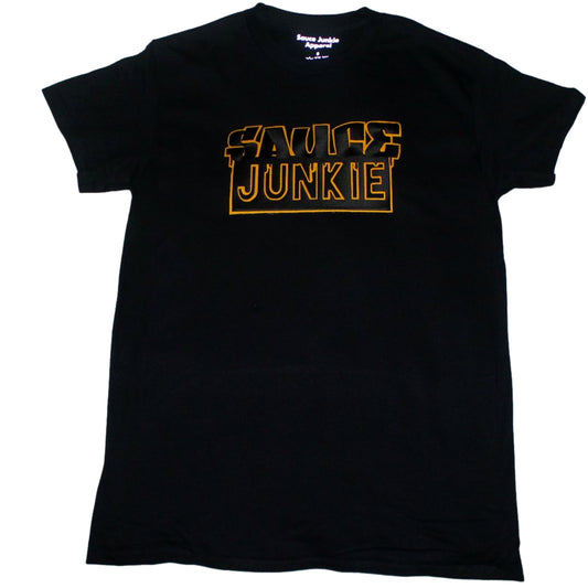 Sauce Junkie | Original Logo Cotton T Shirt.